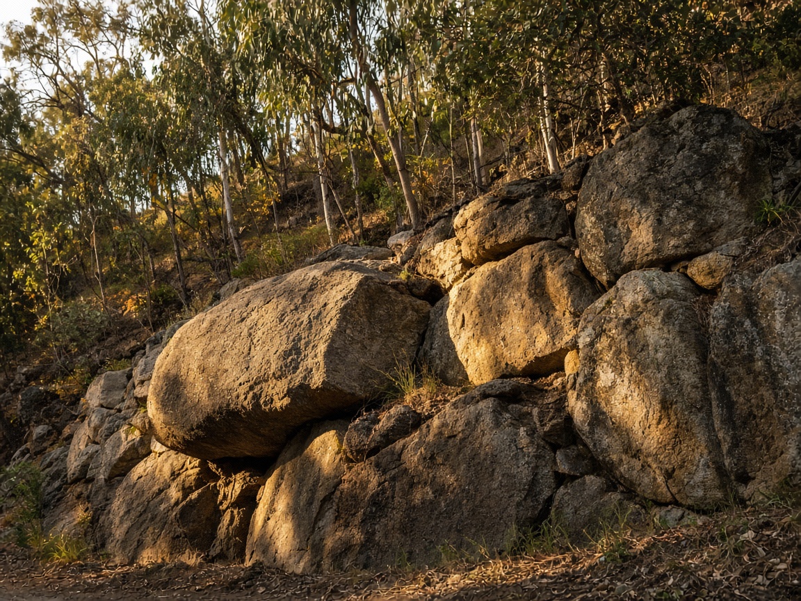 Hillside Retaining Walls